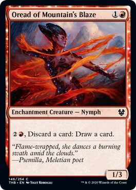 Oread of Mountain's Blaze (Theros Beyond Death) Near Mint
