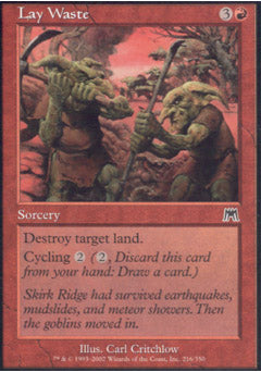 Lay Waste (Onslaught) Near Mint