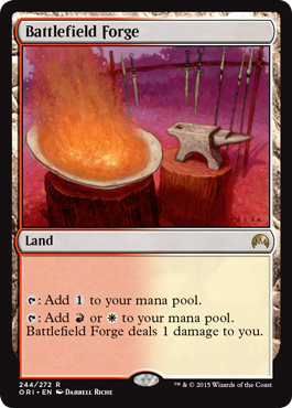 Battlefield Forge (Magic Origins) Near Mint Foil