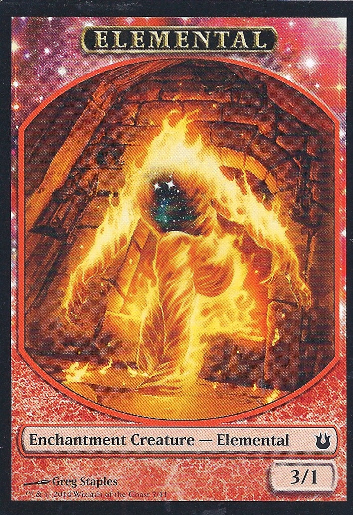 Elemental Token (Born of the Gods) Near Mint