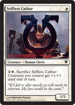 Selfless Cathar (Innistrad) Near Mint Foil