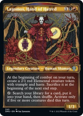 Lagomos, Hand of Hatred (Textured Foil) (Dominaria United) Near Mint