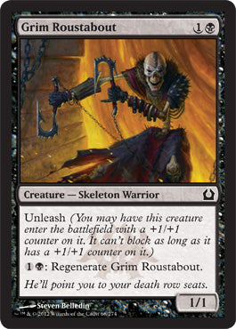 Grim Roustabout (Return to Ravnica) Near Mint Foil