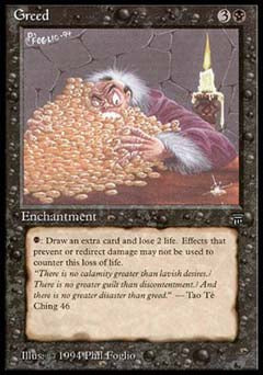 Greed (Legends) Near Mint Italian