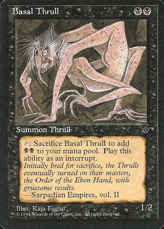 Basal Thrull (1) (Fallen Empires) Light Play
