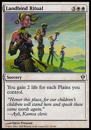 Landbind Ritual (Zendikar) Near Mint