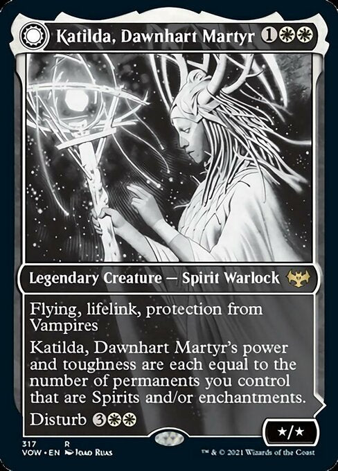 Katilda, Dawnhart Martyr / Katilda's Rising Dawn (Showcase) (Innistrad: Crimson Vow) Near Mint