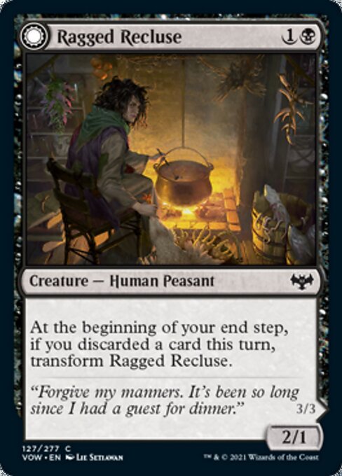 Ragged Recluse / Odious Witch (Innistrad: Crimson Vow) Near Mint