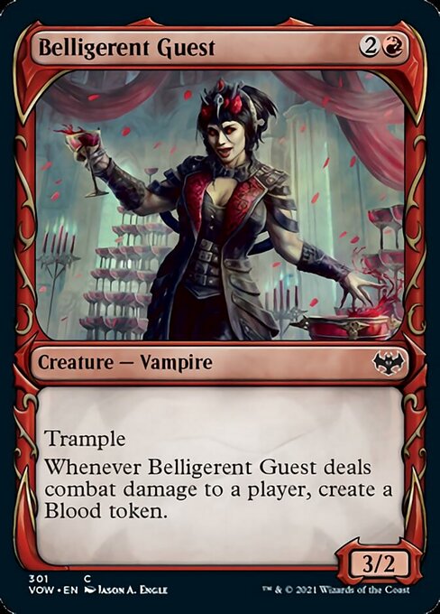 Belligerent Guest (Showcase) (Innistrad: Crimson Vow) Near Mint