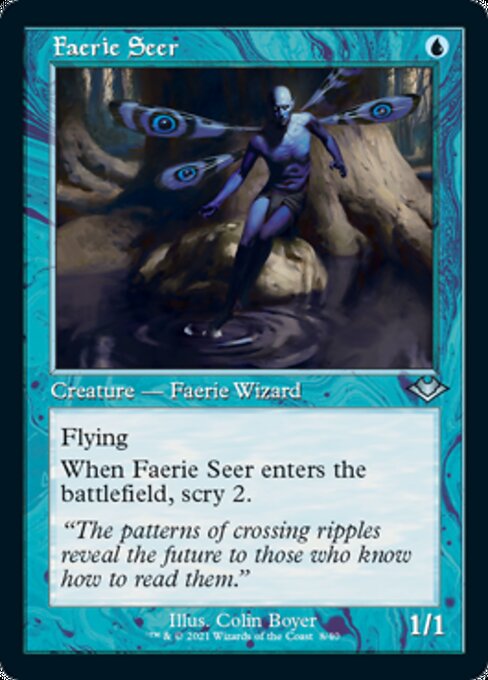 Faerie Seer (Modern Horizons 1 Retro Frames) Near Mint Etched Foil