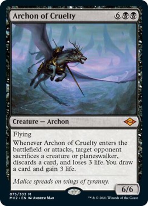 Archon of Cruelty (Modern Horizons 2) Near Mint