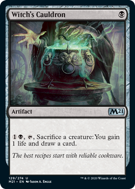 Witch's Cauldron (Magic 2021 Core Set) Near Mint Foil