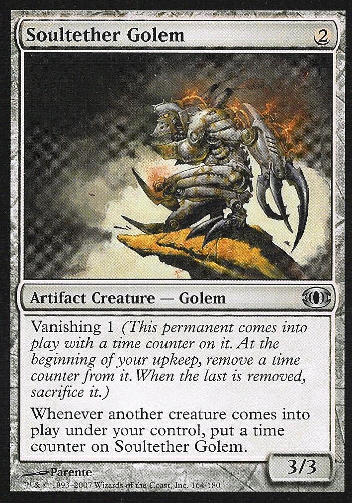 Soultether Golem (Futuresight) Near Mint Foil