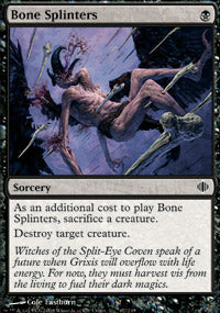 Bone Splinters (Shards of Alara) Near Mint Foil