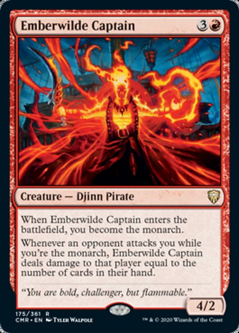 Emberwilde Captain (Commander Legends) Near Mint Foil