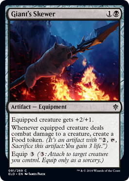 Giant's Skewer (Throne of Eldraine) Near Mint Foil