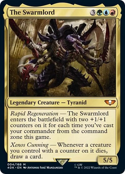 The Swarmlord (Surge Foil) (Universes Beyond: Warhammer 40K) Near Mint