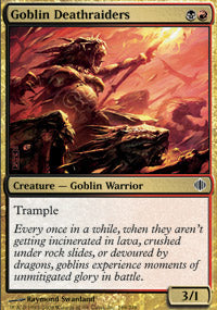 Goblin Deathraiders (Shards of Alara) Near Mint Foil