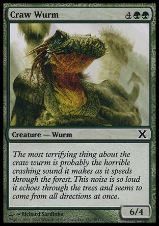 Craw Wurm (10th Edition) Near Mint Japanese