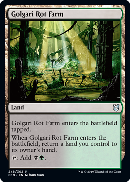 Golgari Rot Farm (Commander 2019) Near Mint