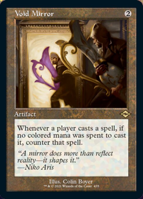 Void Mirror (Retro Frame) (Modern Horizons 2) Near Mint Etched Foil