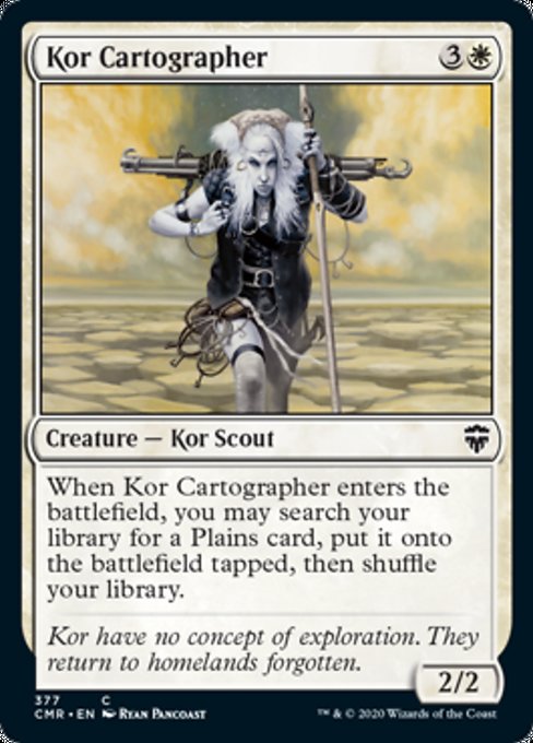 Kor Cartographer (Commander 2020 Commander Legends) Near Mint