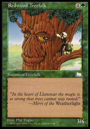 Redwood Treefolk (Weatherlight) Near Mint