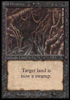 Evil Presence (Beta) Near Mint