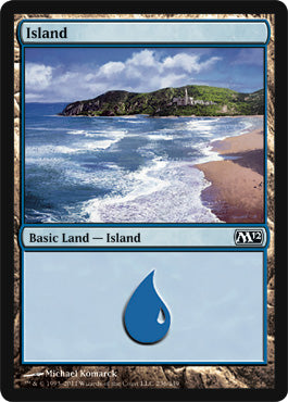 Island (236) (Magic 2012 Core Set) Near Mint Foil