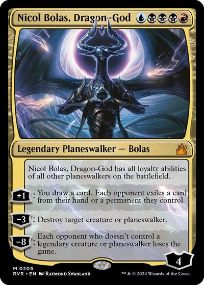 Nicol Bolas, Dragon-God (Ravnica Remastered) Near Mint