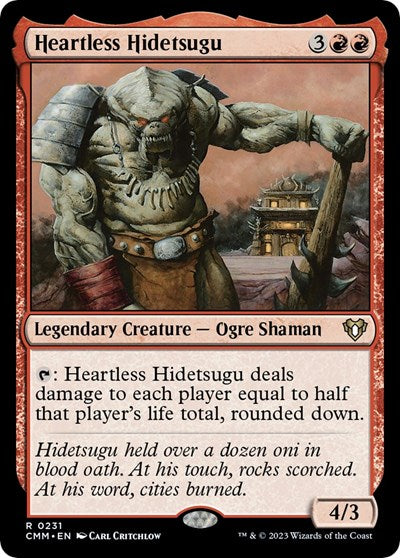 Heartless Hidetsugu (Commander Masters) Near Mint
