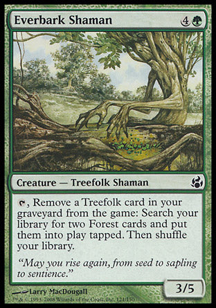 Everbark Shaman (Morningtide) Near Mint Foil