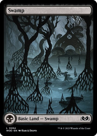 Swamp (0264) (Wilds of Eldraine) Near Mint Foil