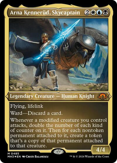 Arna Kennerud, Skycaptain (Foil Etched) (Modern Horizons 3) Near Mint