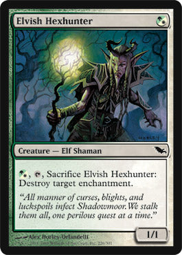 Elvish Hexhunter (Shadowmoor) Near Mint Foil