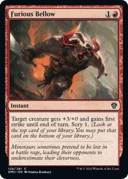 Furious Bellow (Dominaria United) Near Mint