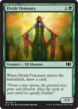 Elvish Visionary (Commander 2014 Edition) Near Mint