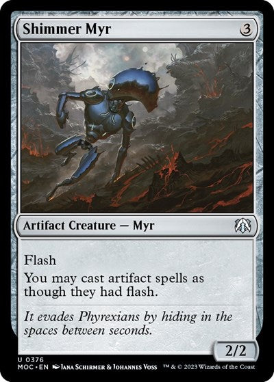 Shimmer Myr (Commander: March of the Machine) Near Mint