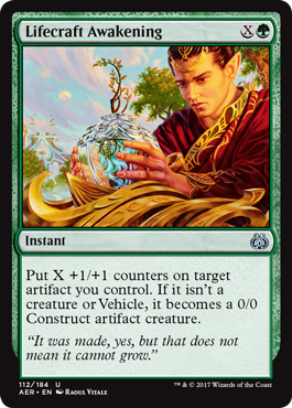 Lifecraft Awakening (Aether Revolt) Near Mint Foil
