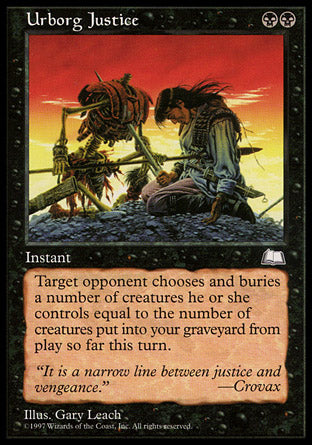 Urborg Justice (Weatherlight) Light Play