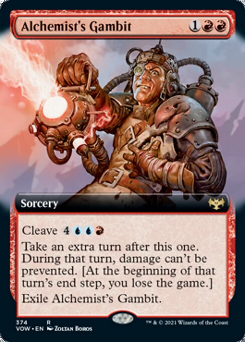 Alchemist's Gambit (Extended Art) (Innistrad: Crimson Vow) Near Mint