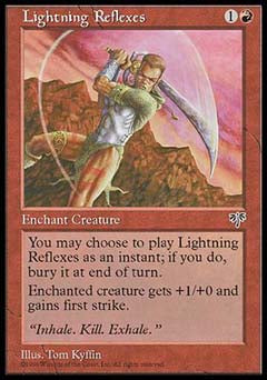 Lightning Reflexes (Mirage) Near Mint