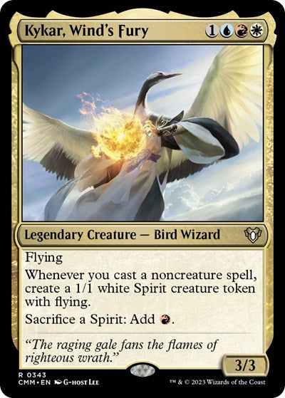 Kykar, Wind's Fury (Commander Masters) Near Mint