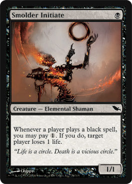 Smolder Initiate (Shadowmoor) Near Mint Foil