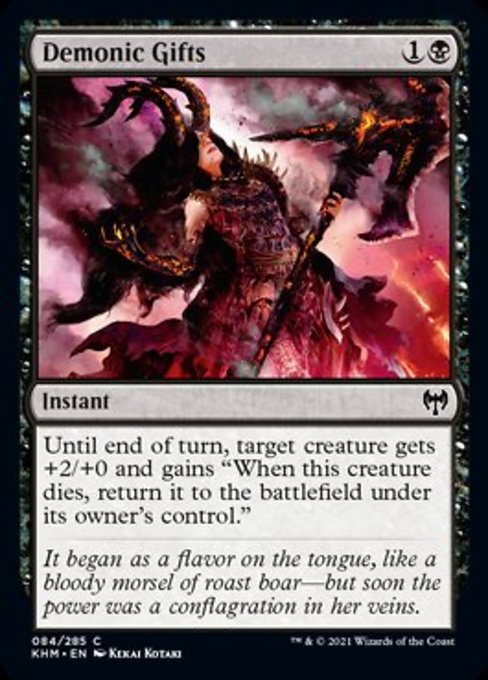 Demonic Gifts (Kaldheim) Near Mint