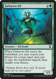 Farhaven Elf (Commander 2018) Near Mint