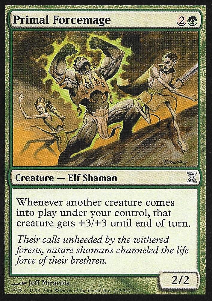 Primal Forcemage (Time Spiral) Near Mint Foil