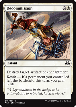 Decommission (Aether Revolt) Near Mint Foil