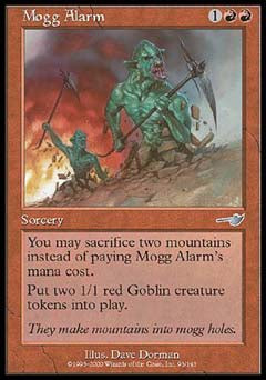 Mogg Alarm (Nemesis) Near Mint Foil
