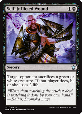 Self-Inflicted Wound (Dragons of Tarkir) Near Mint